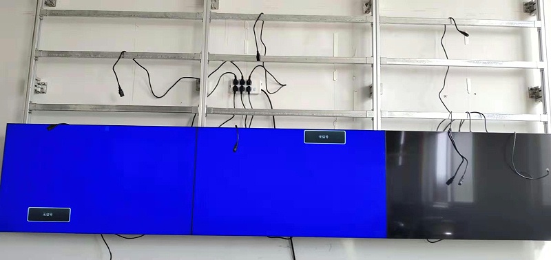 河南省沁潤澤環(huán)?？萍脊煞萦邢薰?9寸3X3液晶拼接